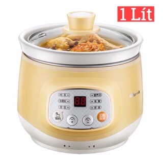 Nồi nấu cháo đa năng Bear 1L hàng chính hãng