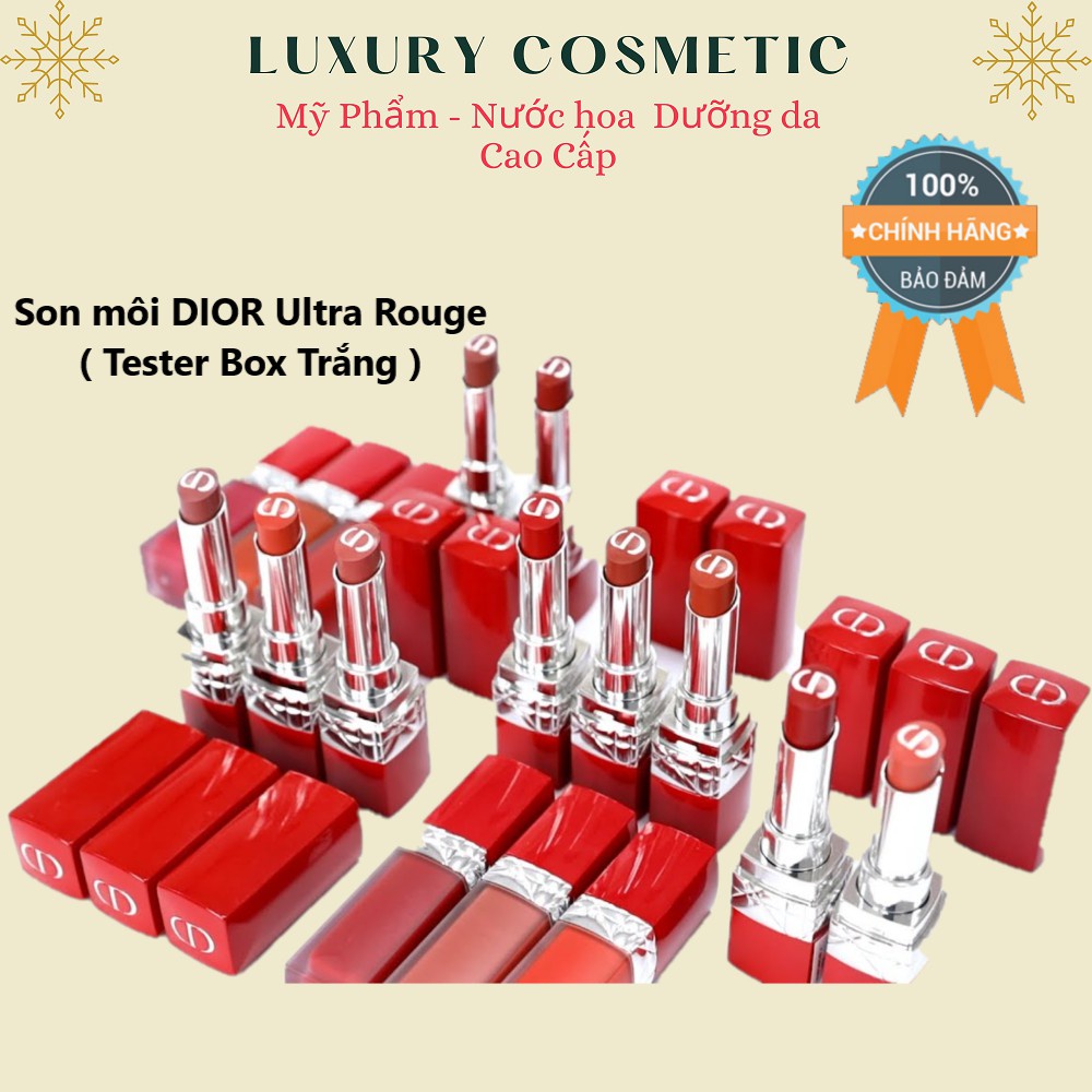 Son Môi Dior Ultra Rouge ( Tester Box Trắng )