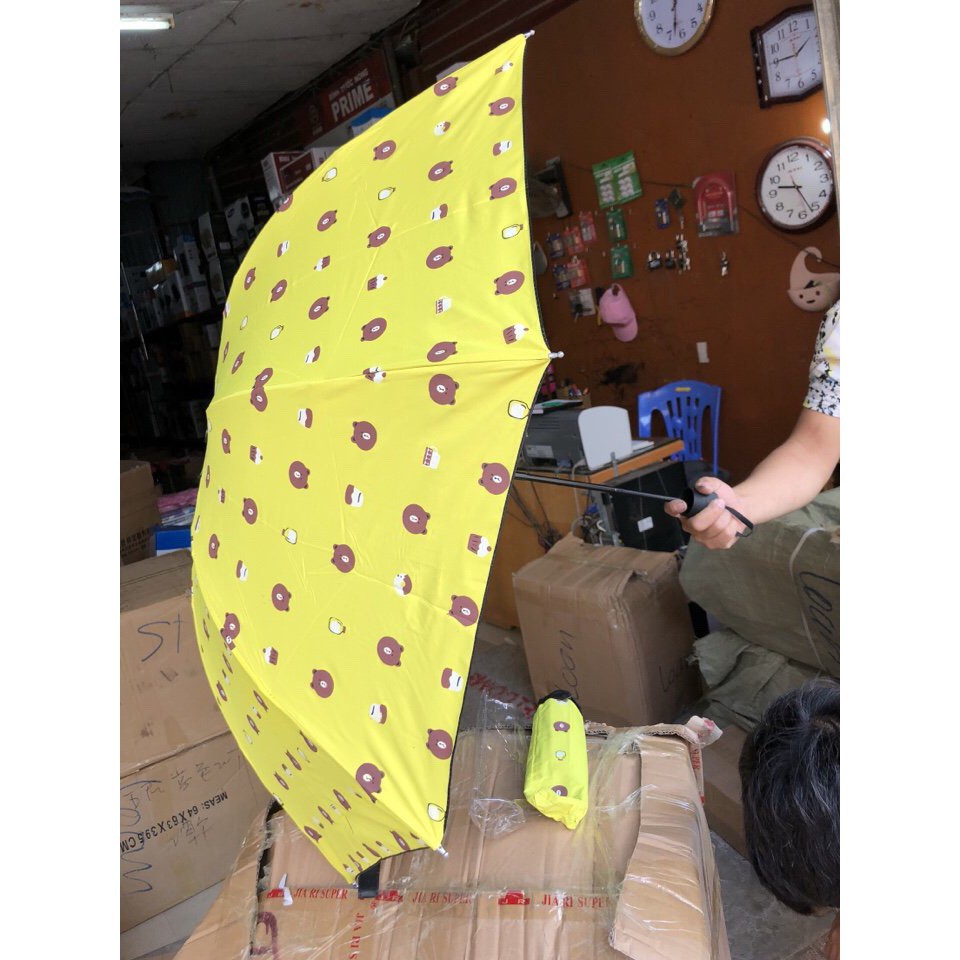 Ô gấu thời trang chống tia uv gấp gọn đáng yêu