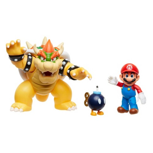 Mô hình Super Mario : Bowser Vs Mario Diorama Set 3 Pack
