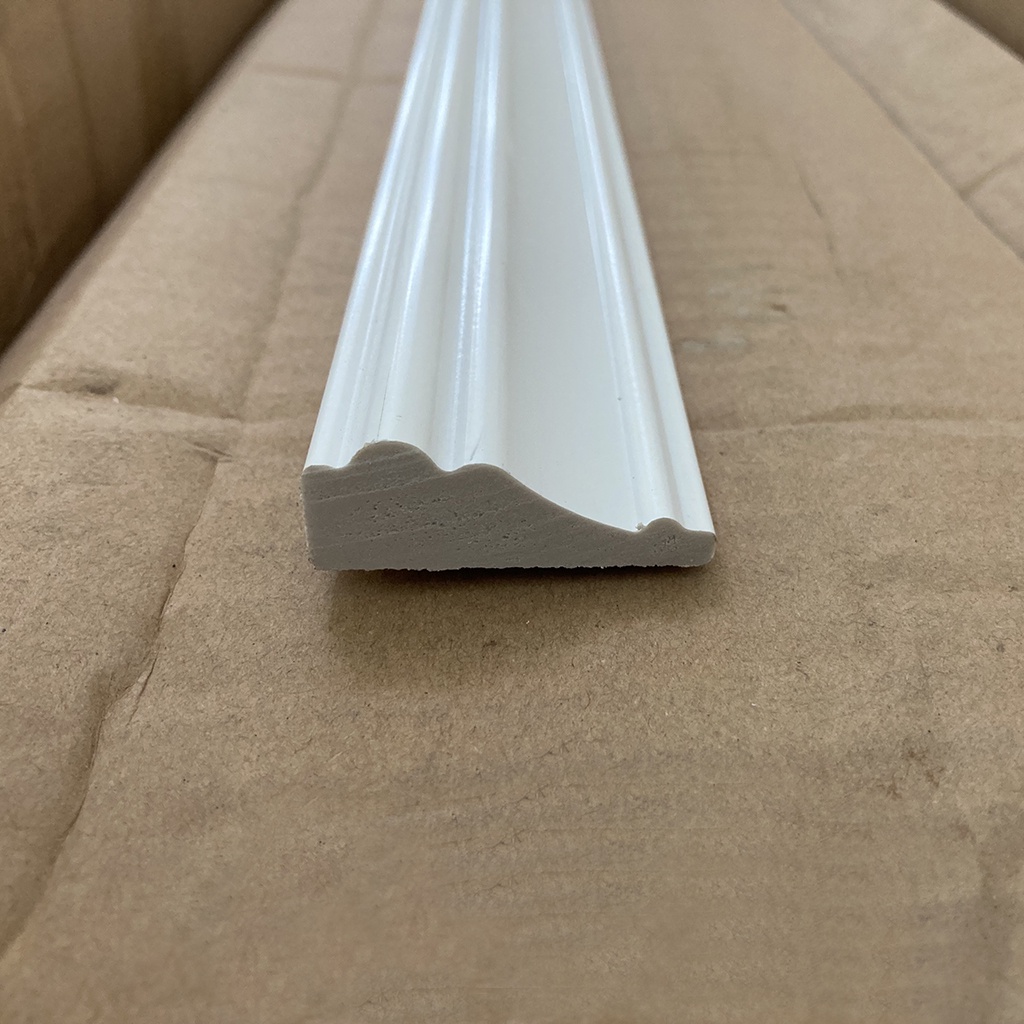 Phào chỉ tường, nẹp chỉ nhựa ps 4cm, chỉ lưng trắng