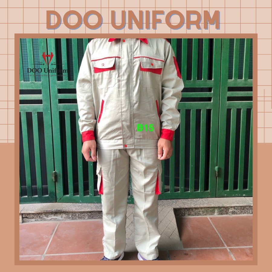 [DOO SAFETY] Đồ bảo hộ lao động vải kaki bền bỉ