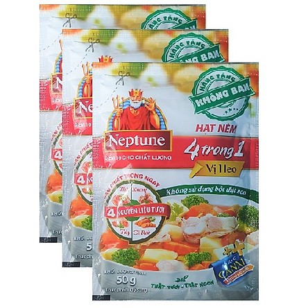 [SALE GIÁ RẺ] Hạt nêm Neptune 4 Trong 1 Vị Heo 50g