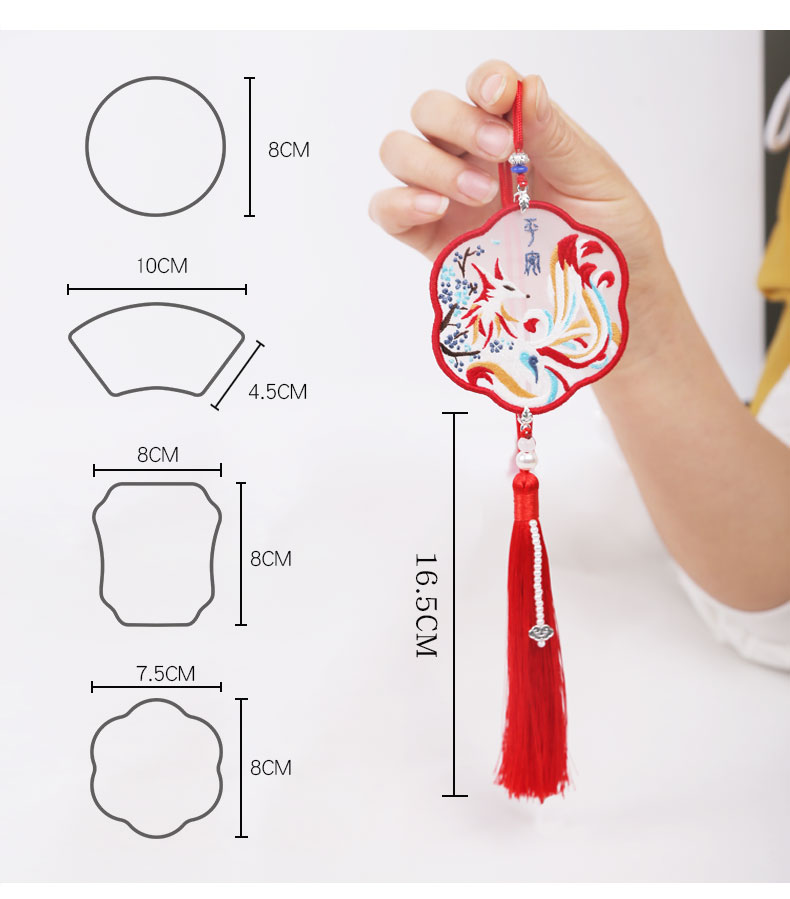 Móc khoá/kẹp sách Trung Quốc DIY