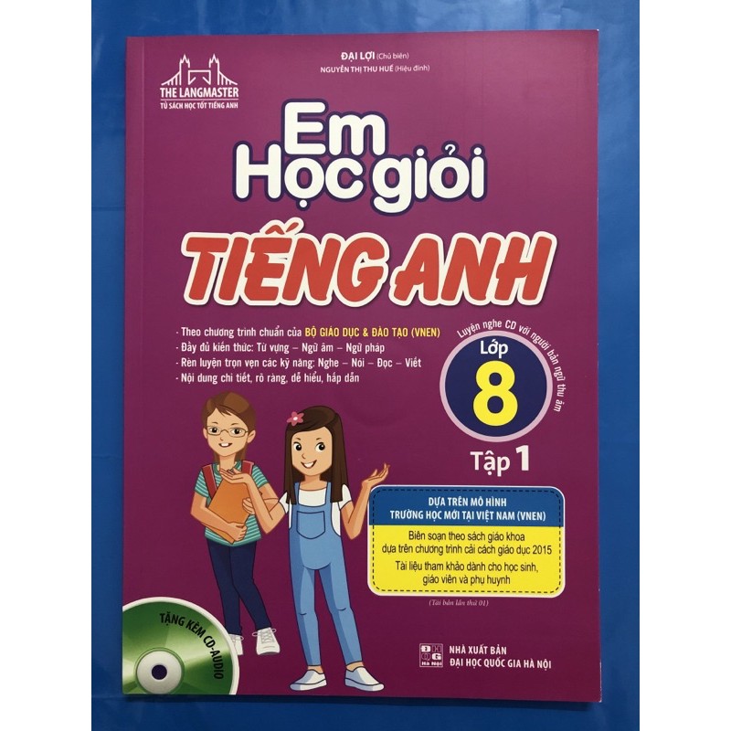 Sách - Em học giỏi tiếng anh lớp 8 (Combo 2 tập)