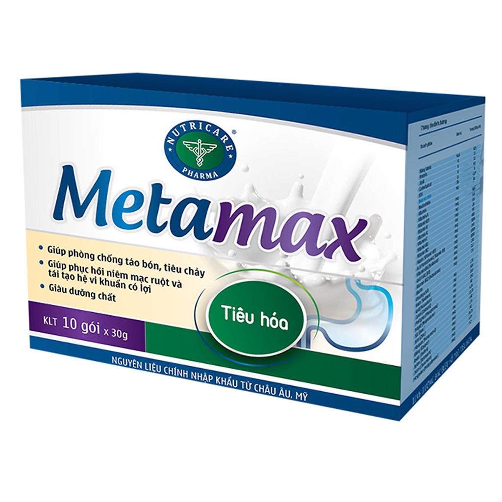 Sữa dinh dưỡng METAMAX - Dinh dưỡng chuyên biệt cho người rối loạn tiêu hóa.