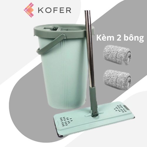 Cây lau nhà, bộ lau nhà thông minh tự vắt KOFER, mã BLNEC