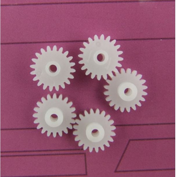 Bánh răng đơn 20 răng trục 2mm module 0.5mm