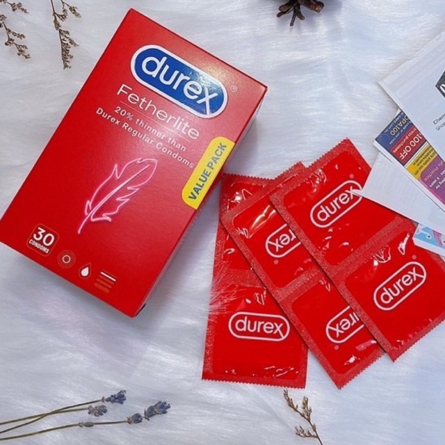 Hộp 30c Bao cao su DUREX úc siêu mỏng nhẹ cực thích
