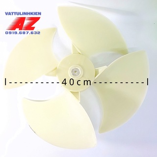 Cánh quạt nhựa 4 cánh, ĐK 40cm, trục 8mm, thuận chiều