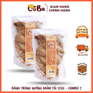 Bánh Tráng Nướng Mắm Tỏi Cô Ba [COMBO 2] 120G Ngon Lạ Miệng Nhất Sài Gòn Bán Chạy Nhất Healthy Clean Ăn Dặm Cho Bé CB010