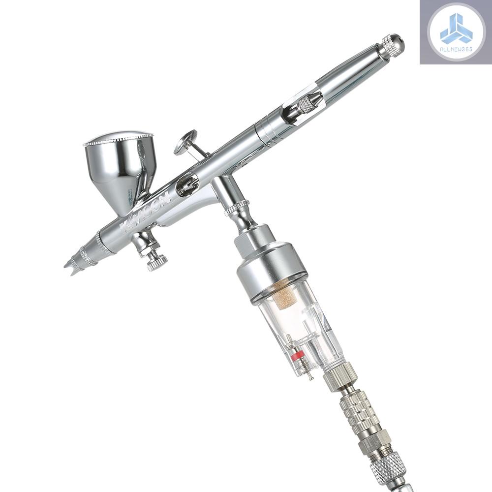 Bộ súng phun sơn KKMOON xăm hình chuyên nghiệp kèm ống 1.8m 0.2mm/ 0.3mm/ 0.5mm kim và cốc 9CC tiện lợi