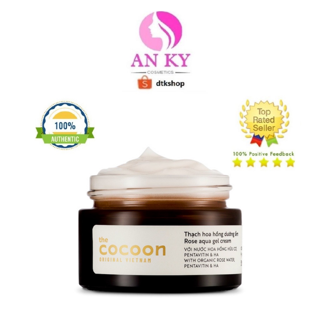 Thạch Hoa Hồng Dưỡng Ẩm Cocoon 30ml