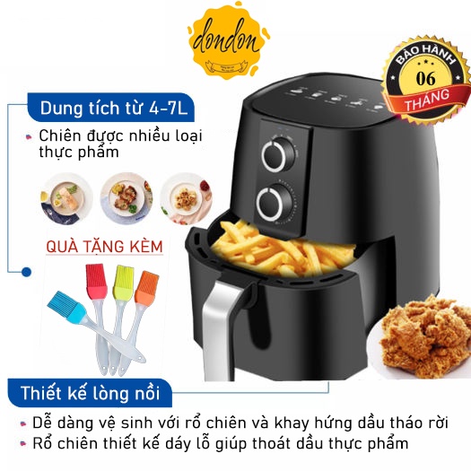 Nồi chiên không dầu CAMEL 567Lít, Bảo hành 6 tháng 1 đổi 1 lỗi nhà sản xuất