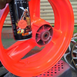 Combo sơn samurai màu đỏ huỳnh quang 57