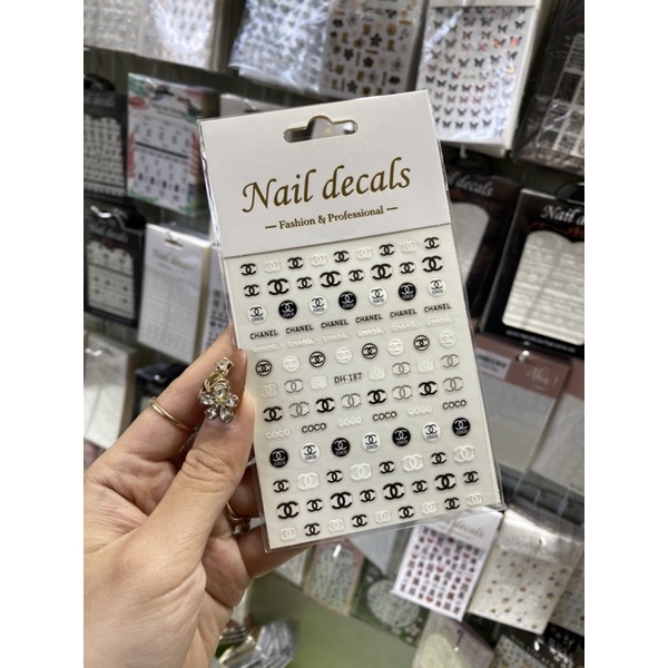 Sticker dán móng tay - phụ kiện nail mi