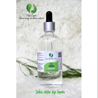 Dầu Dừa Ép Lạnh nguyên chất 100ml Nu Care