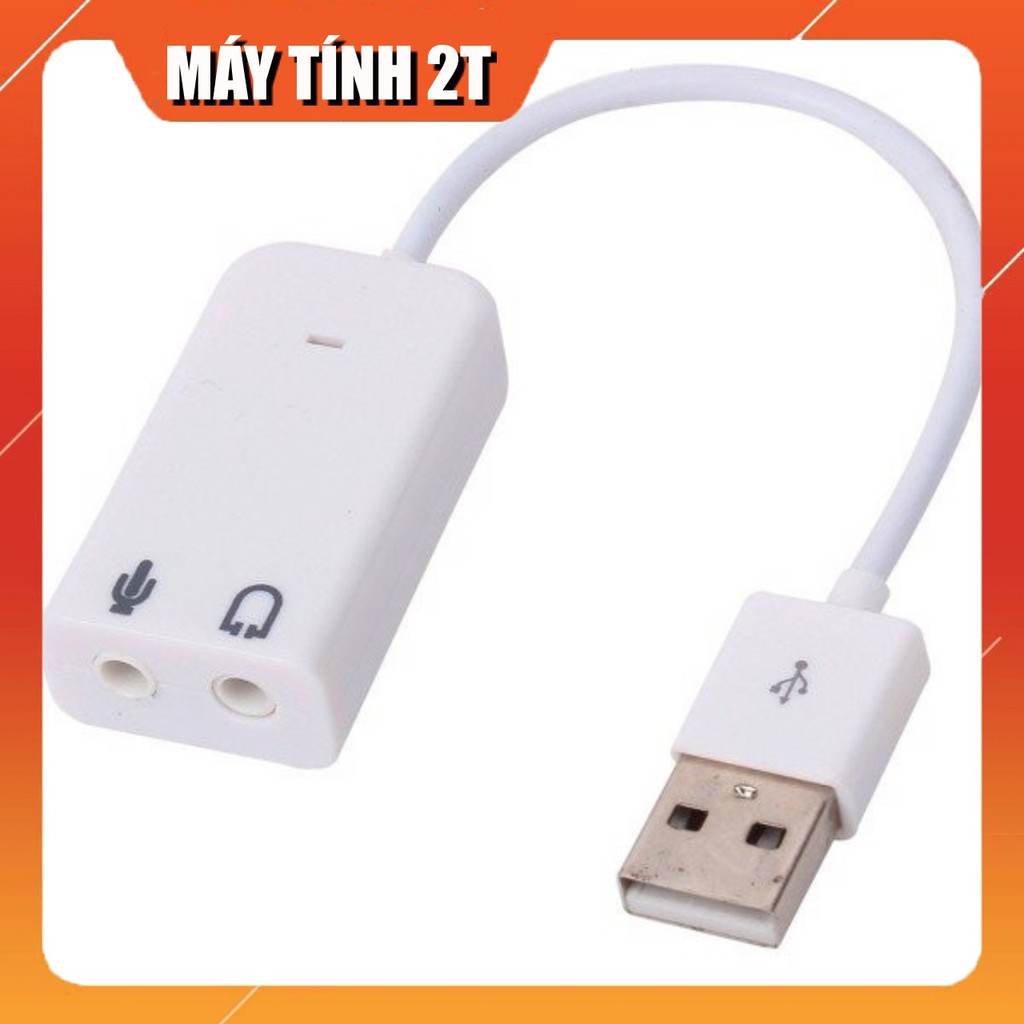 USB Sound Adapter 7.1 Có Dây - Usb chuyển thành card âm thanh- Máy Tính TT