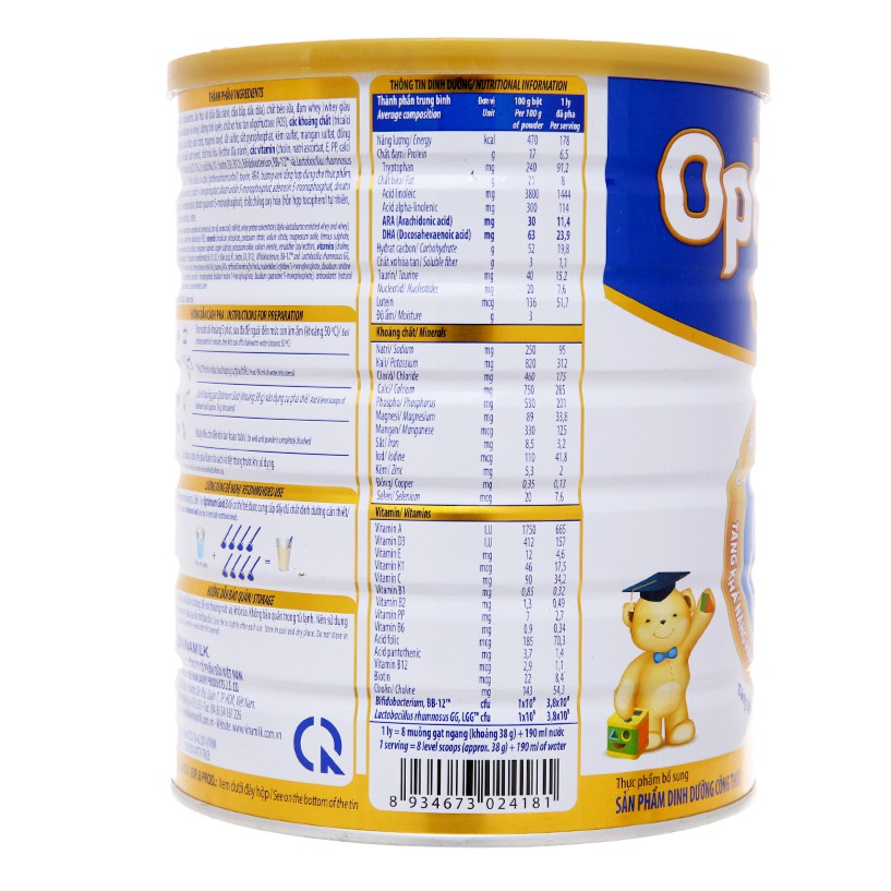 [HSD T12-2023] Sữa Bột Optimum Gold 3 - Hộp 1,45kg