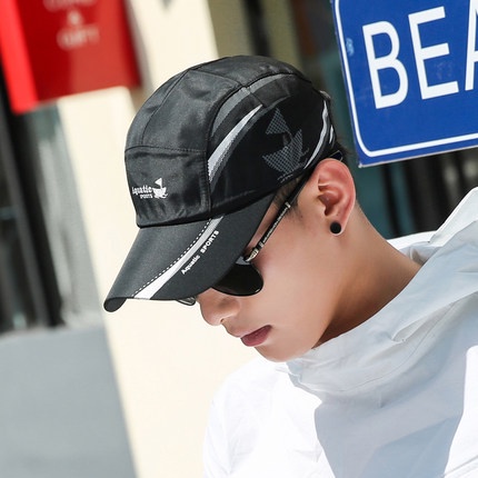 Mũ Lưỡi Trai Chất Liệu Thoáng Khí Nhanh Khô Thời Trang Mùa Hè Cho Nam Và Nữ