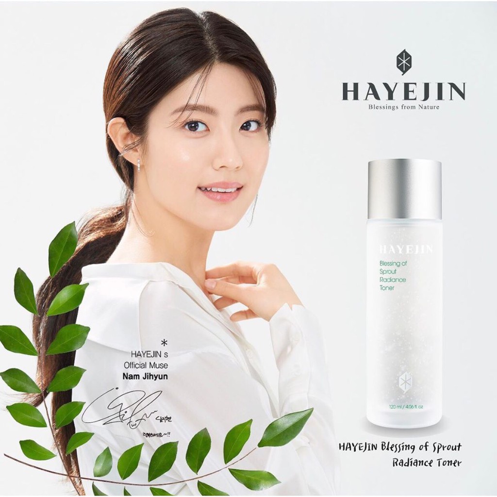 Nước Hoa Hồng Hayejin Blessing Of Sprout Radiance Toner