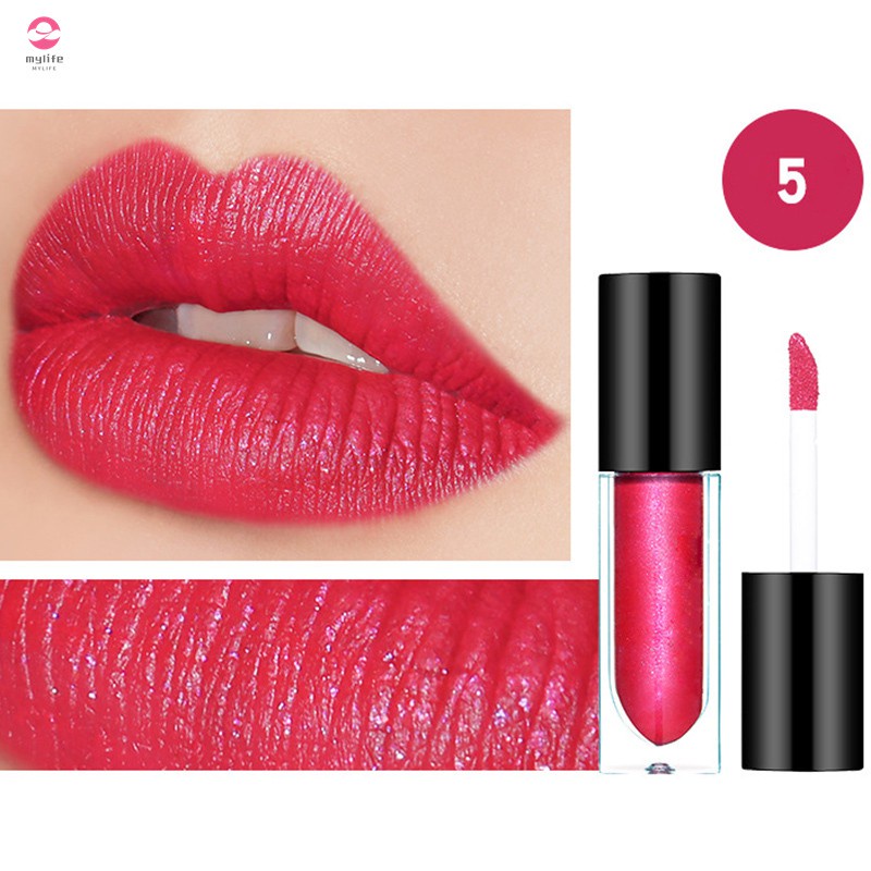 Starry Sky Lipgloss Waterproof Non-stick Shimmering Long-lasting Lip Glaze Liquid Lipstick