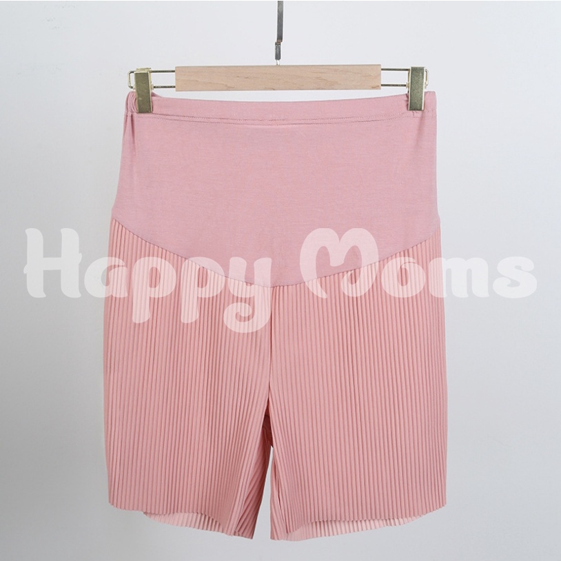 Quần Bầu - Quần Short Bầu Dáng Rộng HAPPY MOM Thoải Mái Vận Động và Siêu Mềm Nhẹ cho mẹ bầu và sau sinh