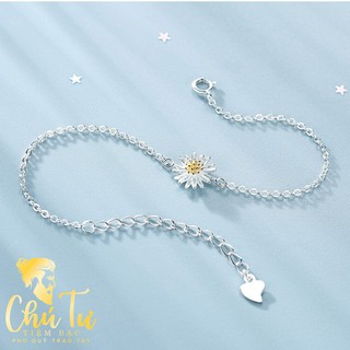 LẮC TAY HOA CÚC HỌA MI (BẠC 925)