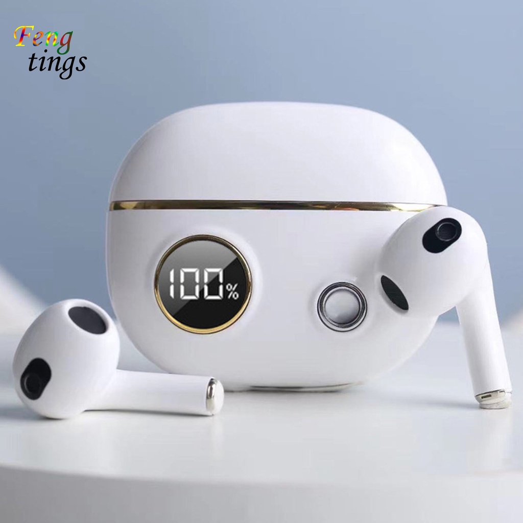 Tai nghe nhét tai không dây bluetooth 5.0 có màn hình LED và phụ kiện