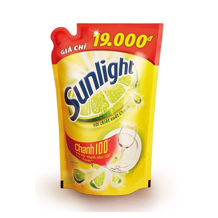 Nước rửa chén Sunlight Chanh túi 750g