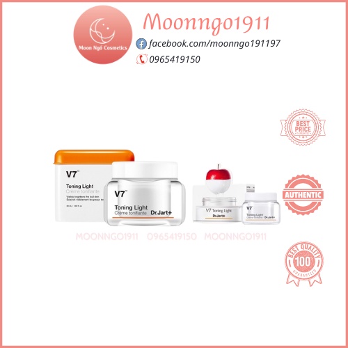 Kem Dưỡng Trắng Da V7 Toning Light