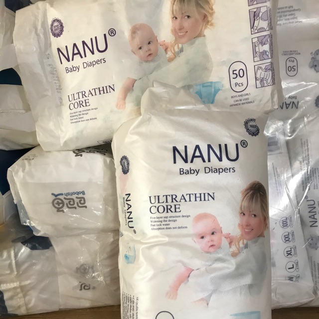 Bỉm quần Nanu baby Sd50/Md50/Mq50/L50/Xl50/Xxl50/Xxxl50