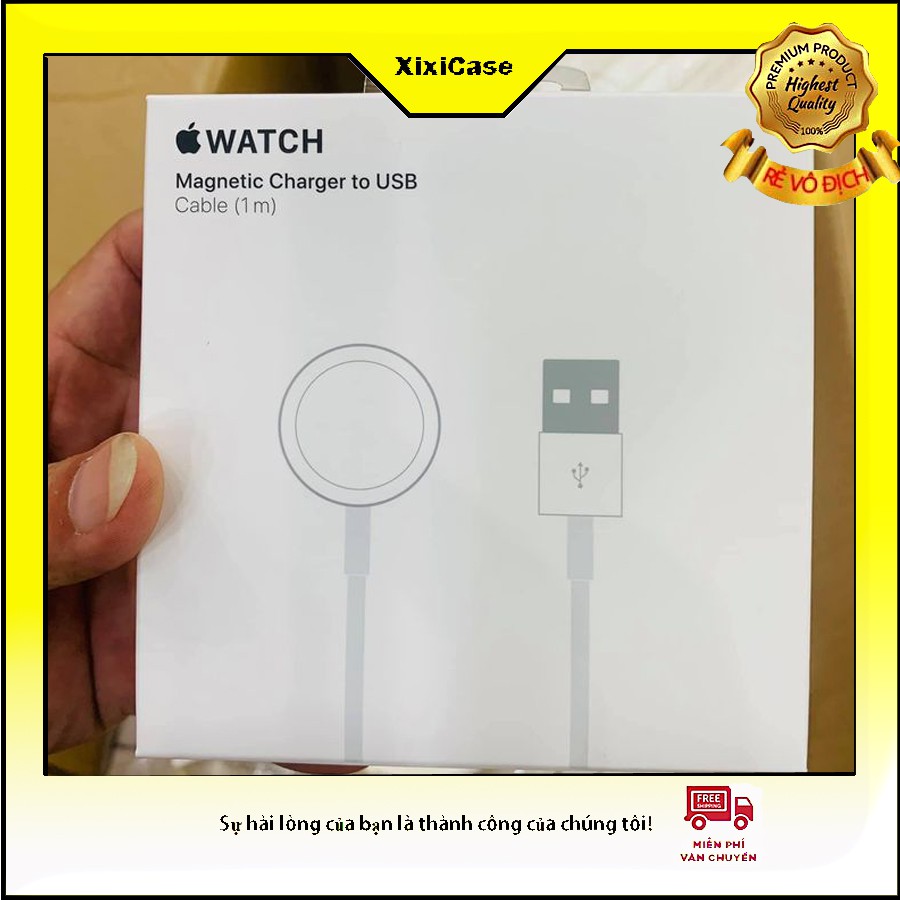 [FREESHIP ĐƠN TỪ 50K] DÂY SẠC DÙNG CHO APPLE WATCH  BẢO HÀNH 12 THÁNG 1 ĐỔI 1 - CÁP SẠC APPLE WATCH