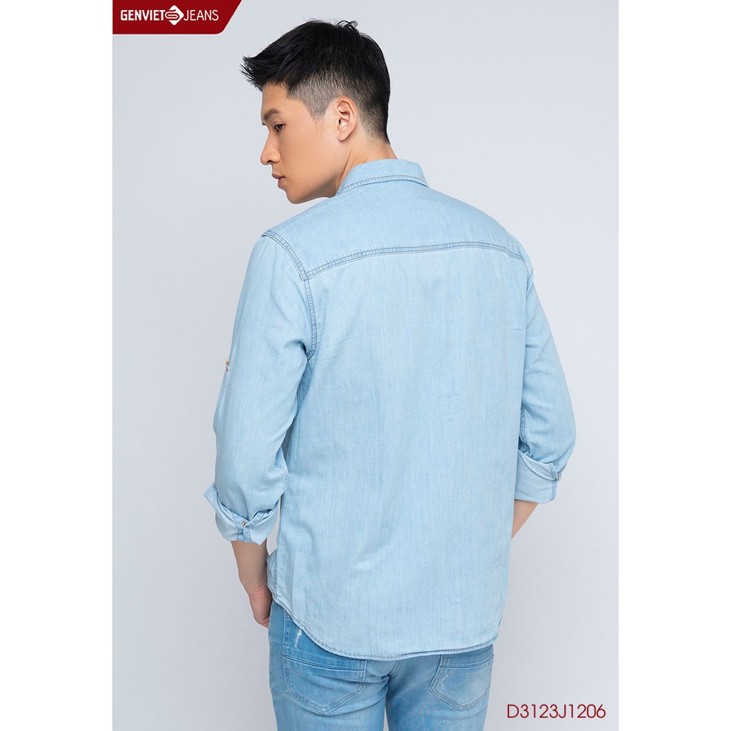 Áo somi dài tay nam D3123J1206 GENVIET | BigBuy360 - bigbuy360.vn