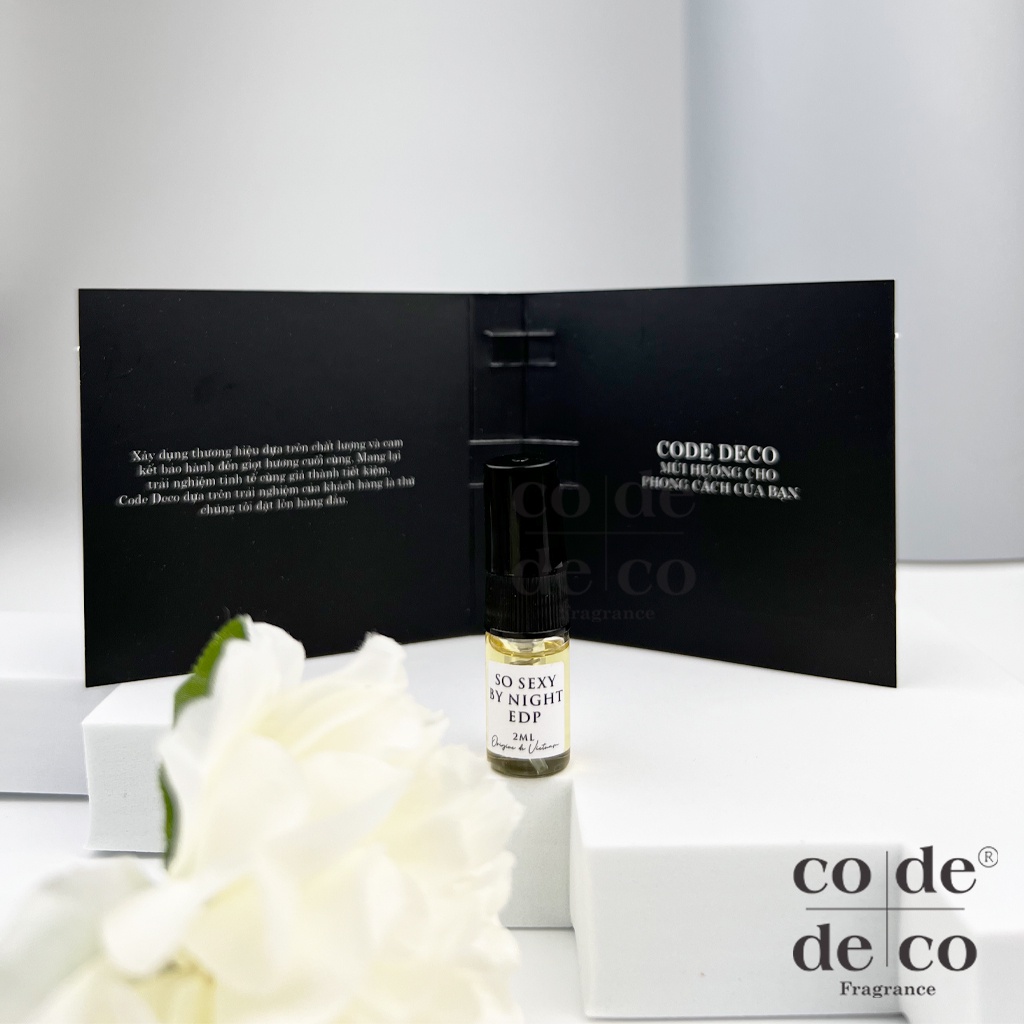 Tinh dầu nước hoa CODEDECO So Sexy By Night gợi cảm, ngọt ngào Vial  2ml