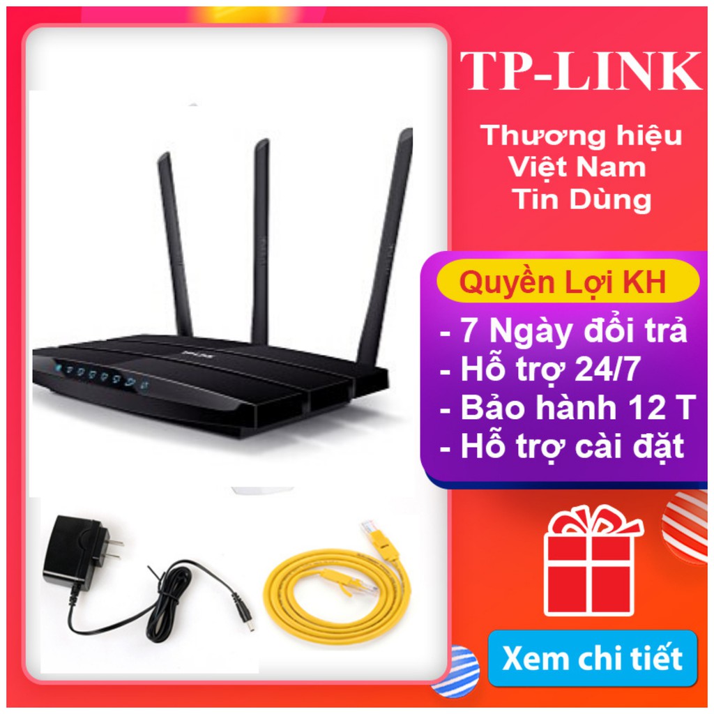 Modem Wifi - Bộ Phát Wifi 3 râu TPlink WR2041N Xuyên Tường chuẩn 450 Mbps - Hàng Thanh Lý 95%