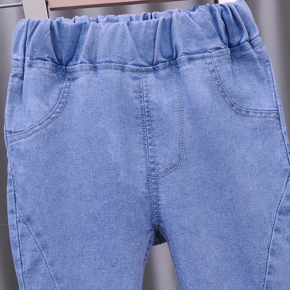 Quần Jeans In Hình Quả cherry Thời Trang Mùa Hè Cho Bé Gái 1-6 Tuổi