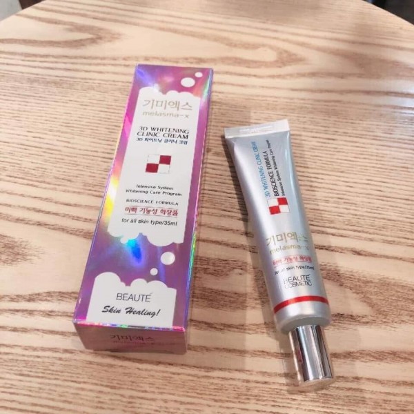 KEM GIẢM THÂM NÁM, tàn nhang Melasma-x 3D whitening clinic cream