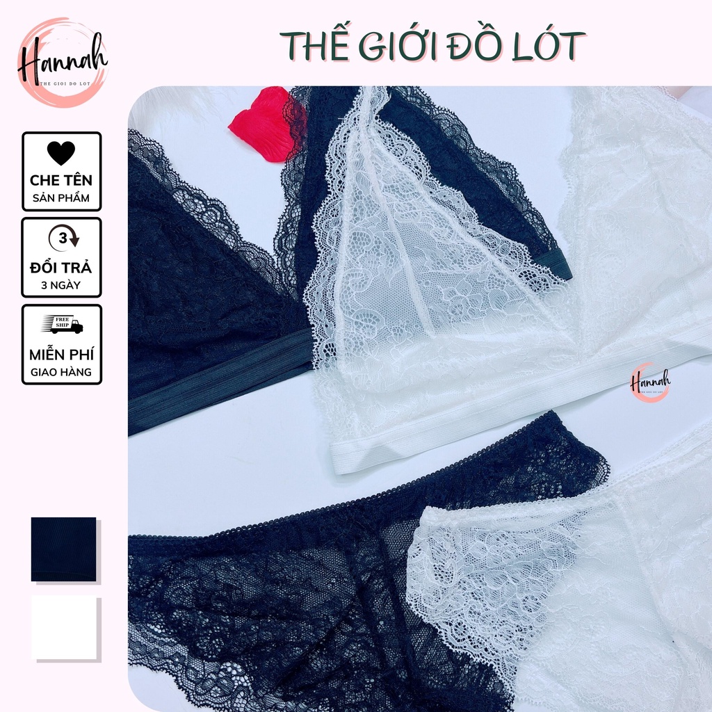 Set Bra - Bralette ren , bộ đồ lót không gọng sexy quyến rũ cao cấp cho nữ HANNAH SECRET NY01 | BigBuy360 - bigbuy360.vn