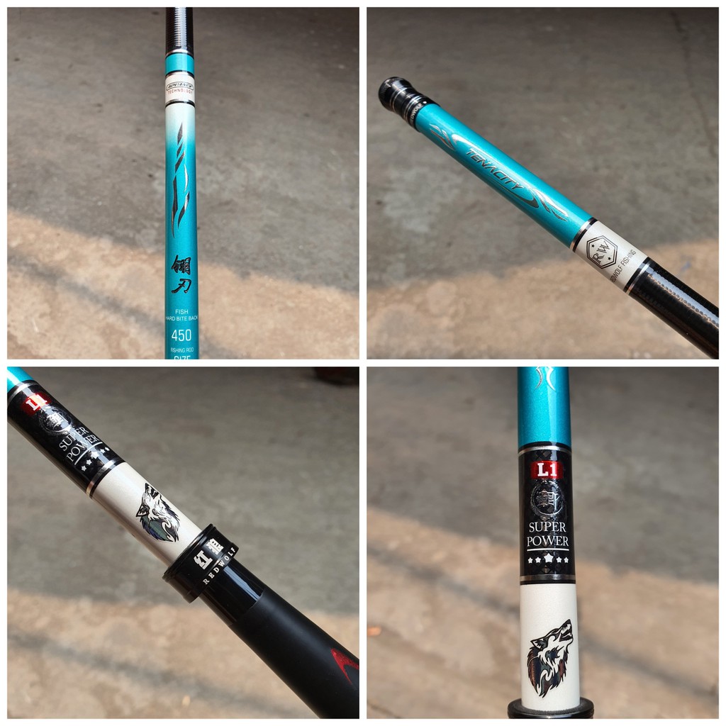 Cần câu tay Redwolf L1 Tenacity - 3H - Siêu Cảm Giác