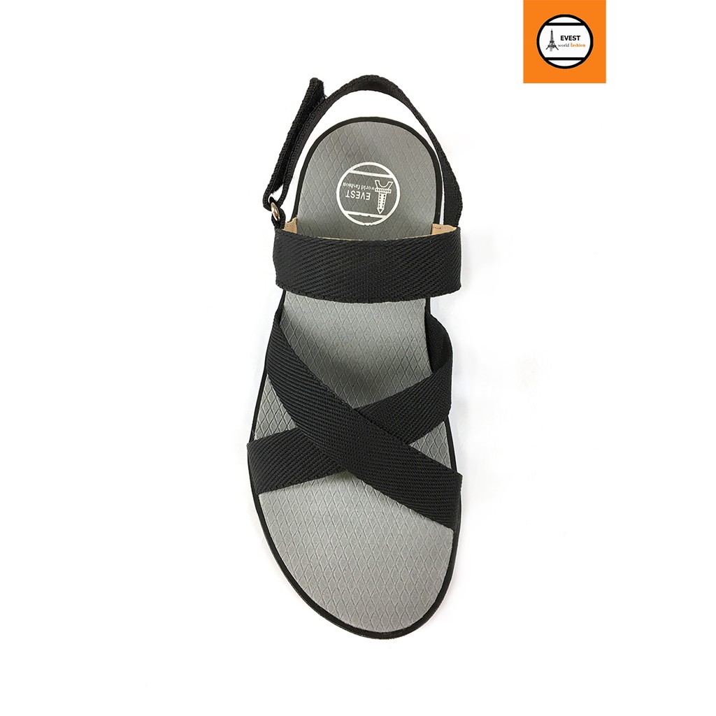 Giày sandal quai chéo A247 thời trang Evest