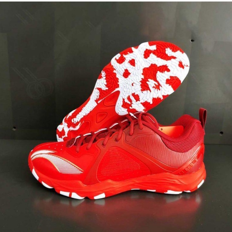 Giày Cầu Lông Lining AYTS012-2 dành cho Nam màu đỏ chính hãng