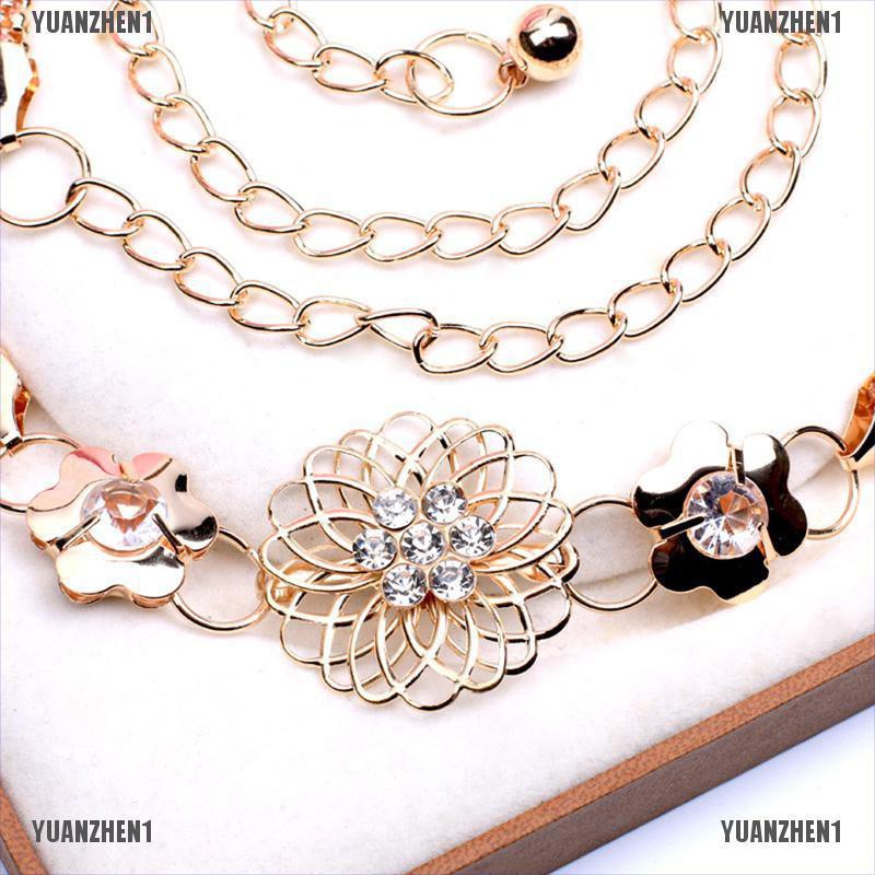 [YUANZHEN1] Thắt Lưng Dây Xích Bằng Kim Loại Thanh Lịch