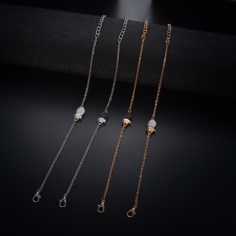 Vòng Đeo Tay Thiết Kế Hình Quả Dứa Phong Cách Vintage Cho Nữ