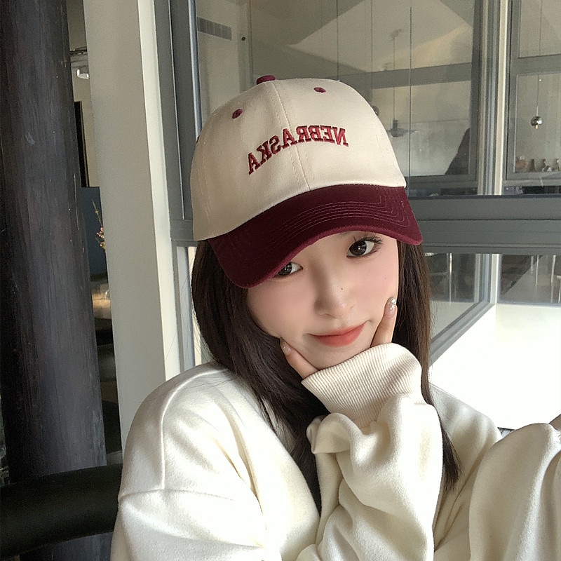 Mũ Lưỡi Trai Màu Sắc Phong Cách Hàn Quốc Thời Trang Cho Nữ
