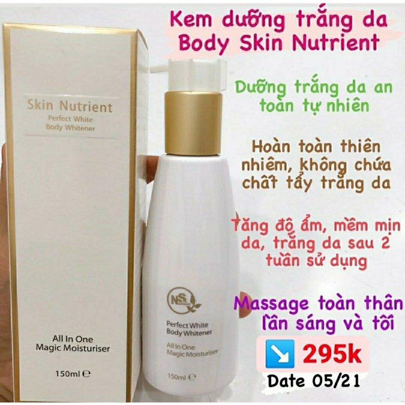 Kem trắng da Body Skin Nutrient chuẩn Úc SALE