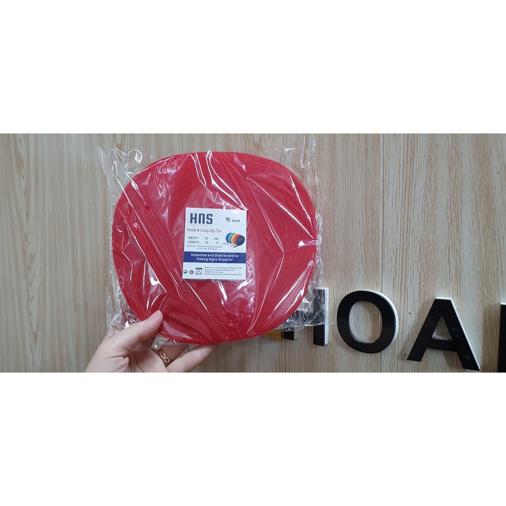 Cuộn băng dính nhám velcro dài 25 mét