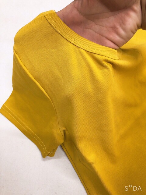 Áo croptop cộc tay chất zip cotton | BigBuy360 - bigbuy360.vn