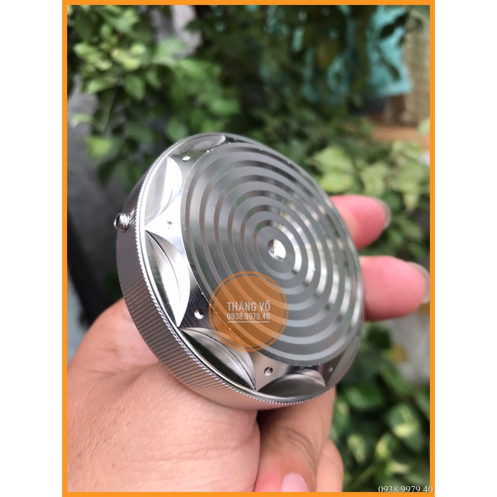 Nắp bình xăng CNC, Nắp xăng CNC inox 304 sử dụng đa năng cho PKL Exciter Sirius Vario Winner Wave Dream Satria Raider