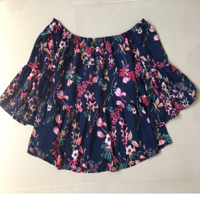 Áo Trễ Vai Hoa Big Size VNXK